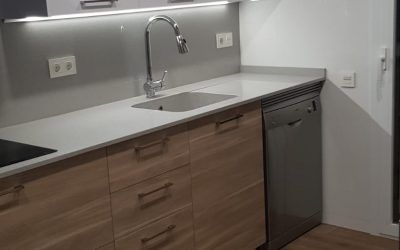 Proyecto Silestone Aluminio Nube en Terrassa